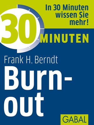 cover image of 30 Minuten Burn-out